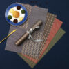 Vintage PVC Absorbent Foldable Washable Placemats For Kitchen, Coffee Machine, Bar