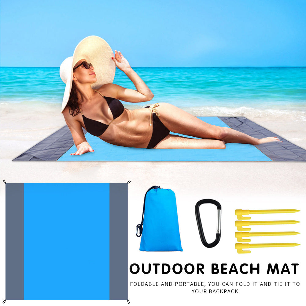 Outdoor Portable Folding Beach Mats Picnic Mats - Image 2