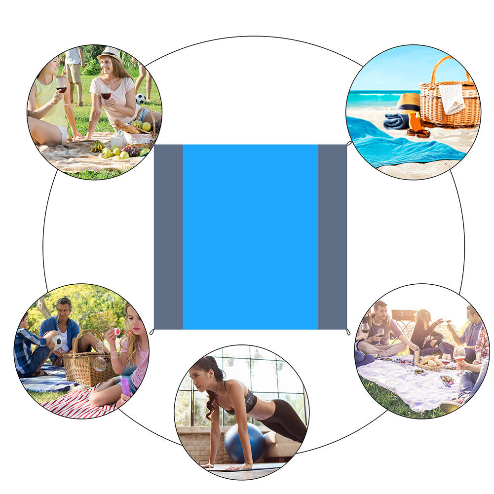 Outdoor Portable Folding Beach Mats Picnic Mats - Image 12