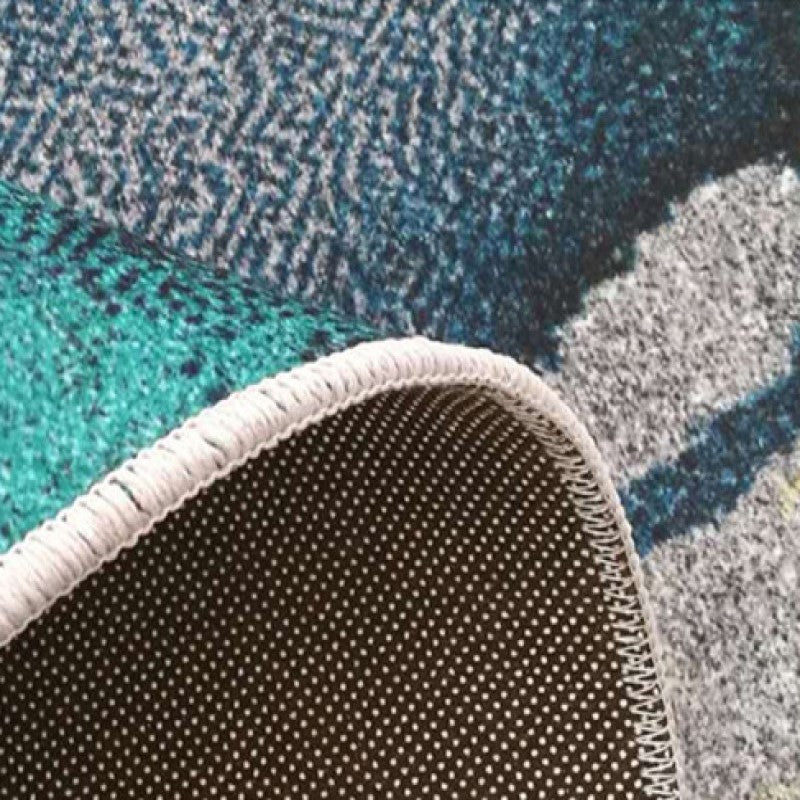 Black Printed Dyed Modern Carpets for Bedroom Office Living Room and Kitchen - Image 3