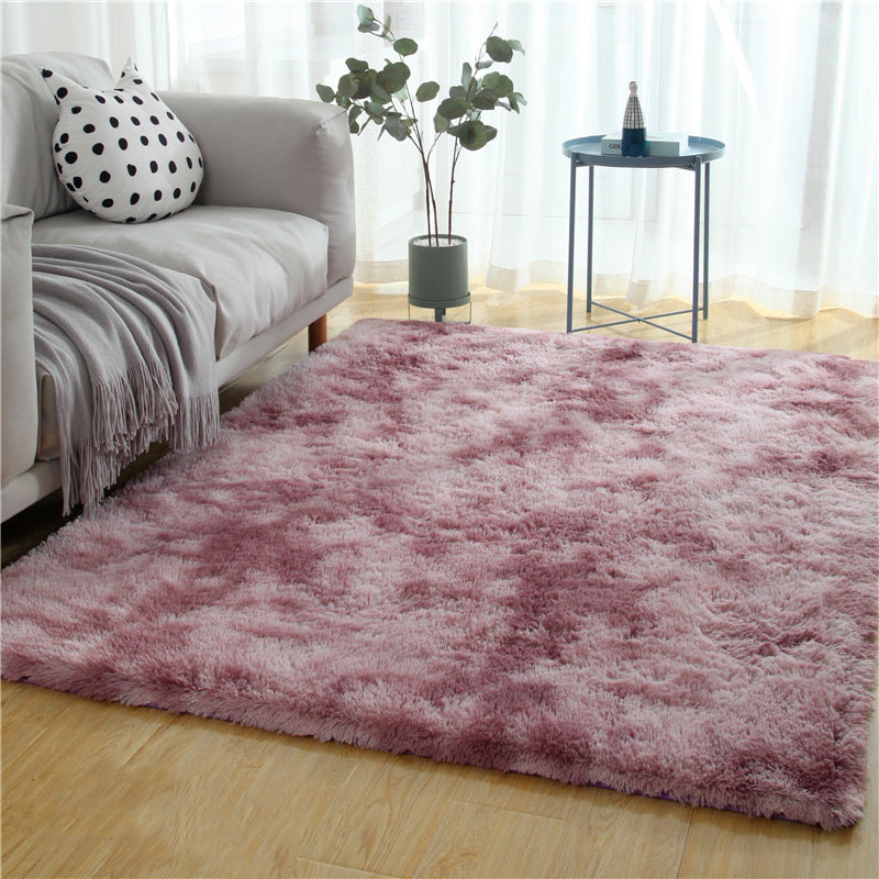 Collection: 9 Gradient Colours Modern Plain Carpet Bedroom Living Room Sofa Rugs Soft Plush Shaggy Rugs - Image 4