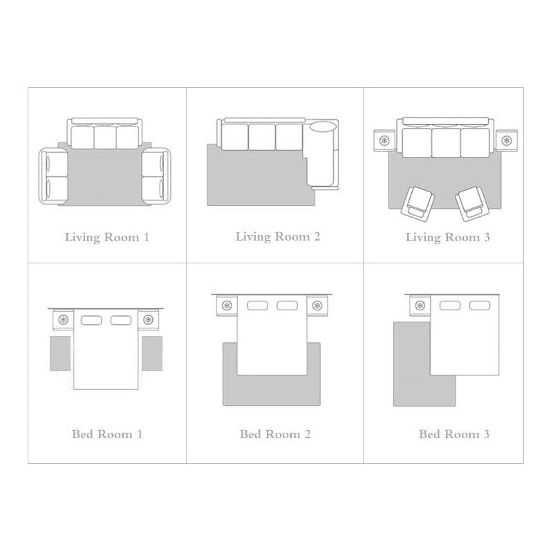 Modern Moroccan Pattern Rugs Polyester Carpets for Living Room Dining Room Bedroom Hall Office - Image 3