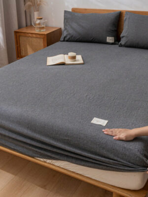 Mattress Cover Skin-friendly Cotton All-inclusive Zip Protector Dust Cover 03