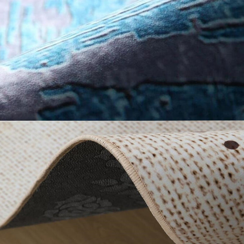 Golden Leaves Geometric Moroccan Modern Patterned Kitchen Mat Polyester Doormat Runners Rugs Bathroom Anti-skip Mats - Image 2