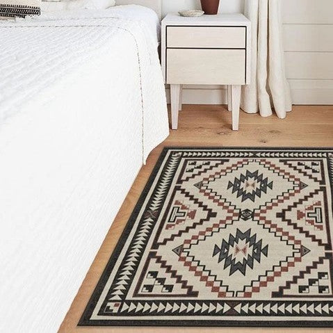 Modern Geometric Rugs Runners for Living Room Bedroom Hall Office Machine Washable - Image 3
