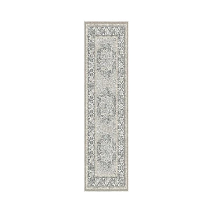 Traditional Classic Style Light Grey Rug Runners for Living Room Bedroom Hall Office - Image 2