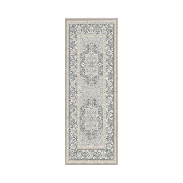 Traditional Classic Style Light Grey Rug Runners for Living Room Bedroom Hall Office - Image 3