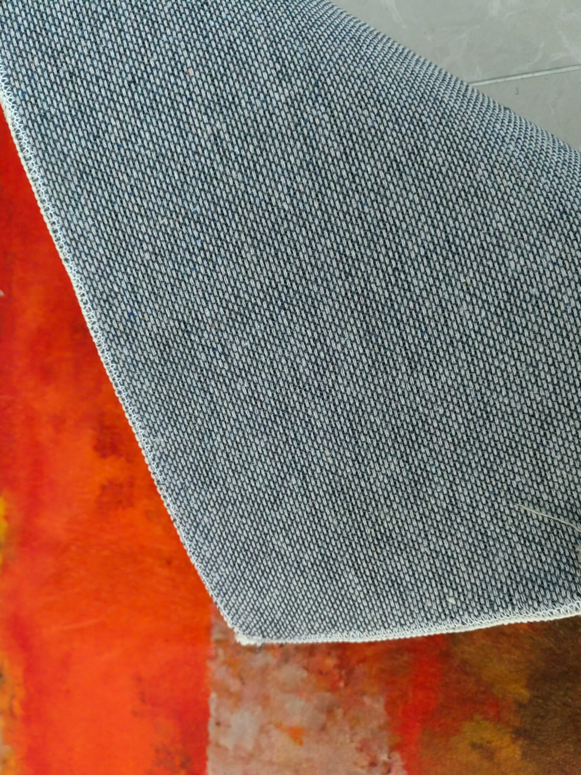 Orange Abstract Modern Patterned Area Rugs Polyester Carpets for Office Living Room Dining Room Bedroom Hall - Image 5