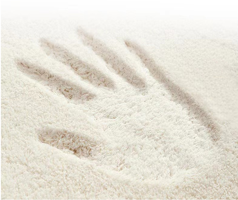 Cute Living Room Shaggy Rug Light Luxury Lambswool Bedroom Sofa Coffee Table Rug Floating Window Mat 02 - Image 2