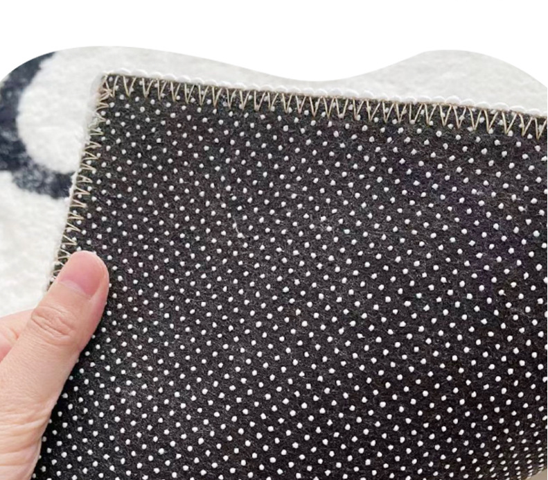 Vintage Pattern Faux Cashmere Rugs For Living Room Bedroom Bedside Rugs Anti-slip Foot Mats 04 - Image 4