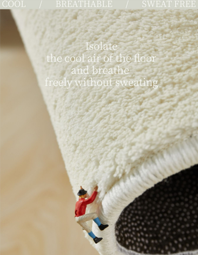 Cute Living Room Shaggy Rug Light Luxury Lambswool Bedroom Sofa Coffee Table Rug Floating Window Mat 08 - Image 4