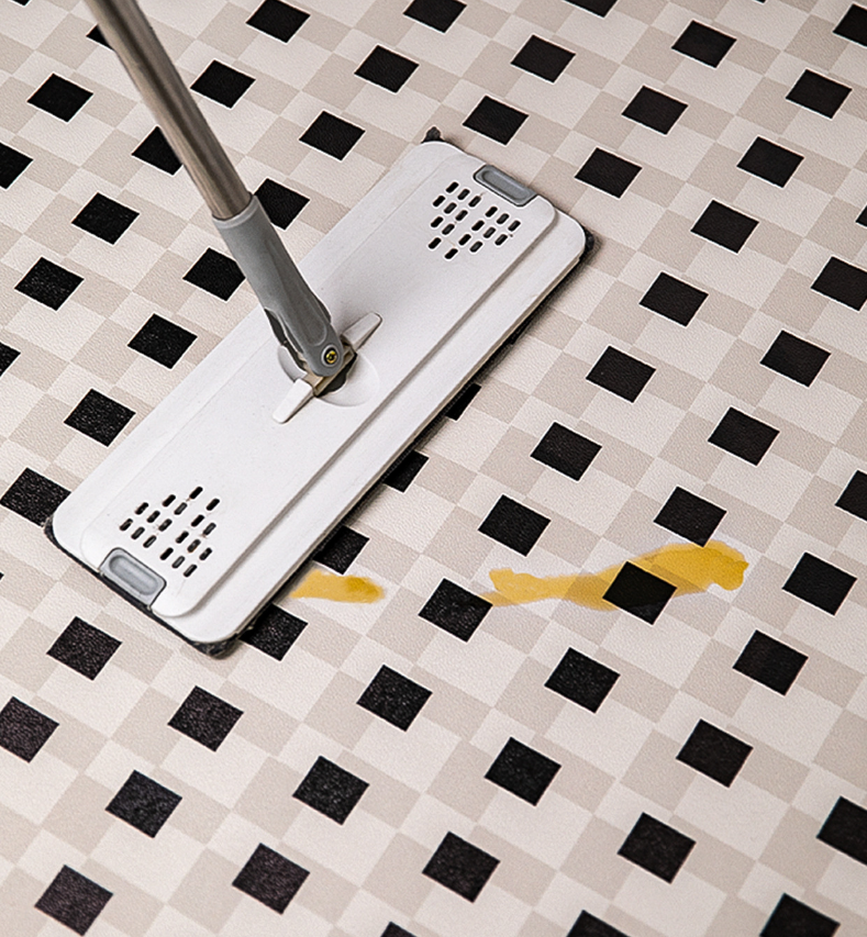 Scrubbable Kitchen Floor Mats Waterproof, Grease-proof and Non-slip PVC Foot Mats For Dirt-resistant Carpets 07 - Image 5