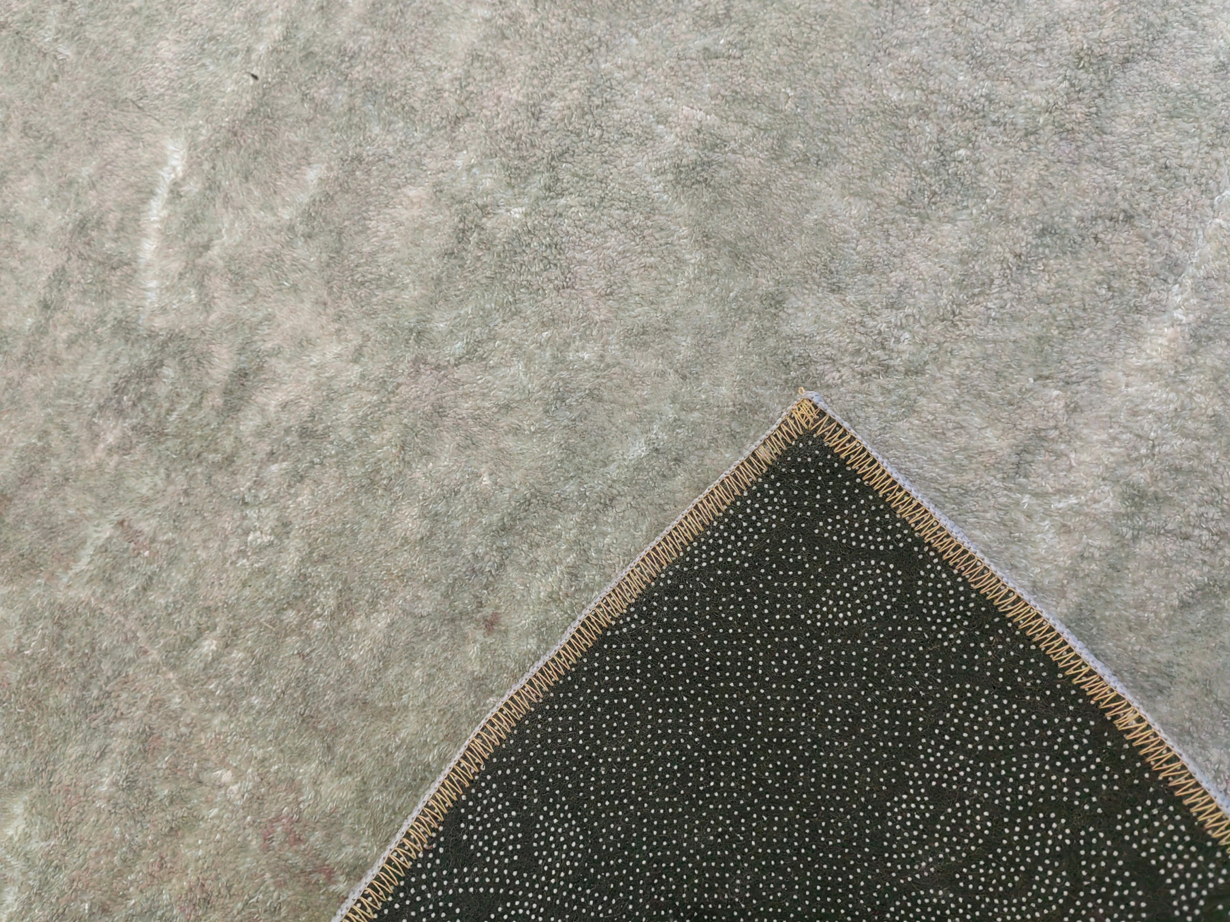 Green Gradient Triangle Patterned Modern Area Rugs Faux cashmere Carpets for Dining Room Office Bedroom Living Room Hall - Image 5