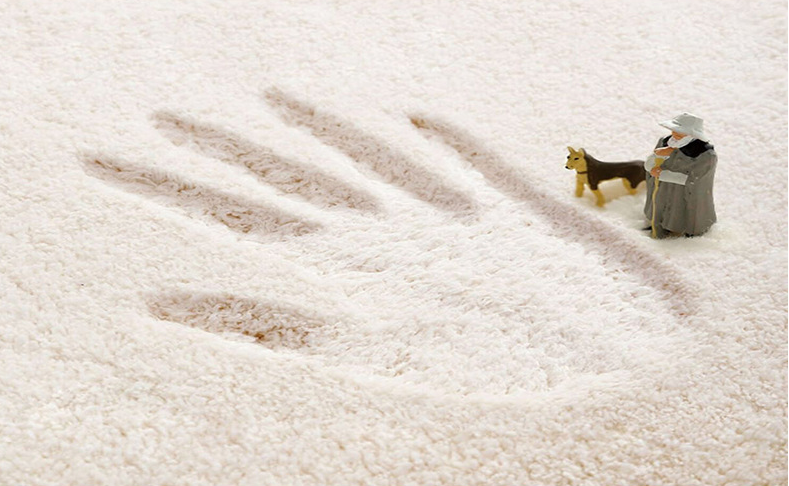 Creative Fun Rainbow Paint Bucket Pattern Niche Art Design Bedroom Living Room Home Carpets 01 - Image 4