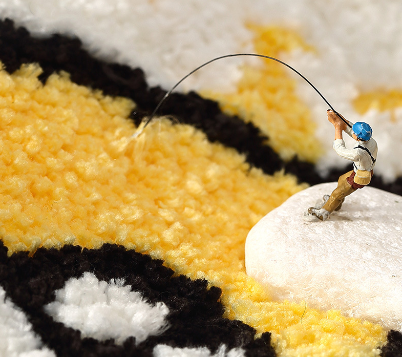 B.duck Bathroom Water-absorbent Thick Flocked Mats Bathroom Foot Mats Household Toilet Doorway Mats 02 - Image 2