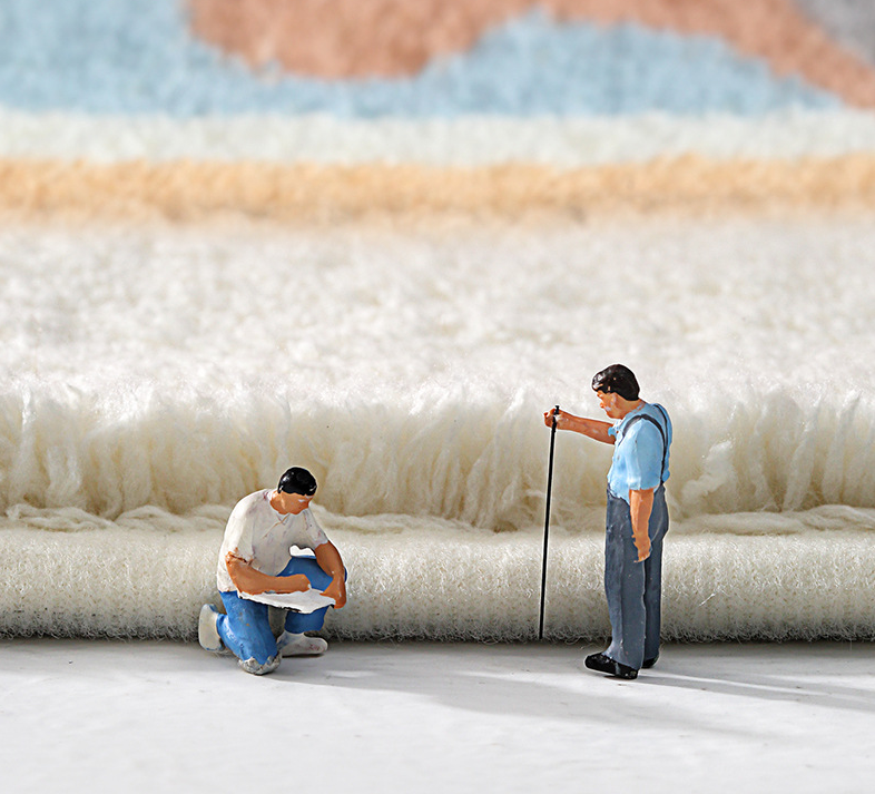 Cartoon Faux Cashmere Bedroom Carpet Home Living Room Study Plush Mats Bedside Carpet Window Mats 04 - Image 3