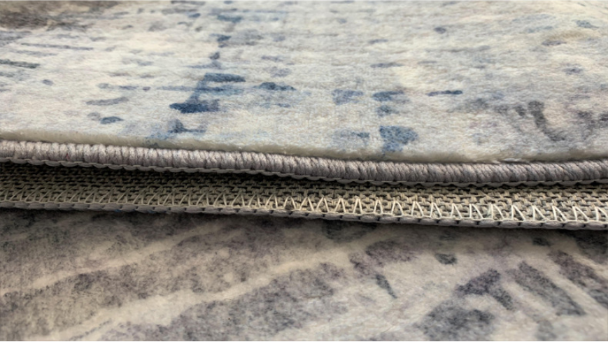 Minimalist Ink Splash Foldable Faux Cashmere Living Room Coffee Table Bedroom Rug Bedside Rug 04 - Image 4