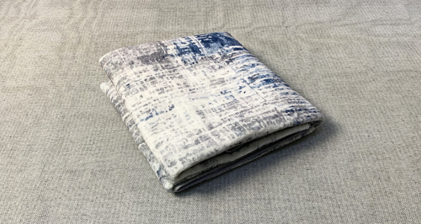 Minimalist Ink Splash Foldable Faux Cashmere Living Room Coffee Table Bedroom Rug Bedside Rug 01 - Image 2