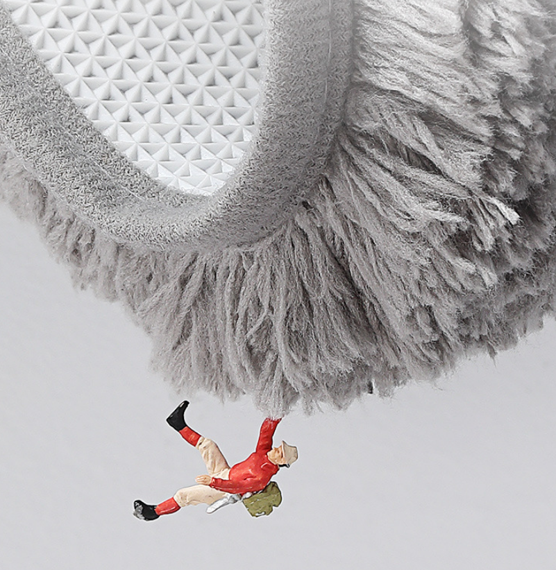 Simple Solid Colour Thickened Absorbent Non-slip Family Bathroom Doorway Entrance Mats 05 - Image 3