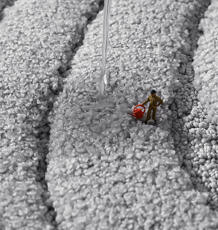 Simple Solid Colour Thickened Absorbent Non-slip Family Bathroom Doorway Entrance Mats 08 - Image 2