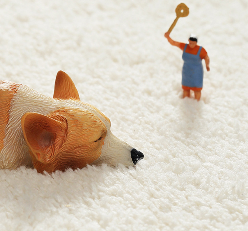 French Fries Cartoon Carpet Entry Doorway Room Shaped Absorbent Anti-slip Mats - Image 2