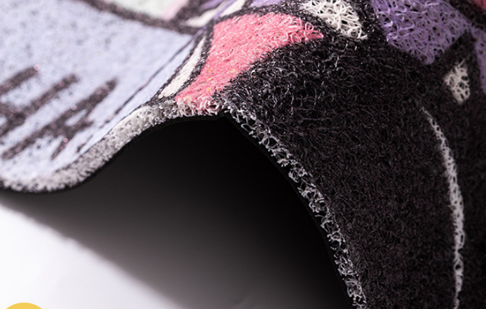 Cute Hello Pow Durable Non-slip Mats Cartoon Doormat - Image 3