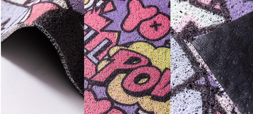 Cute Hello Pow Durable Non-slip Mats Cartoon Doormat - Image 4