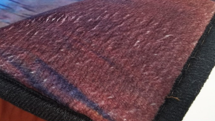 Vintage Harley Kawasaki Ducati Motorcycle Flannel Floor Mats 05 - Image 6