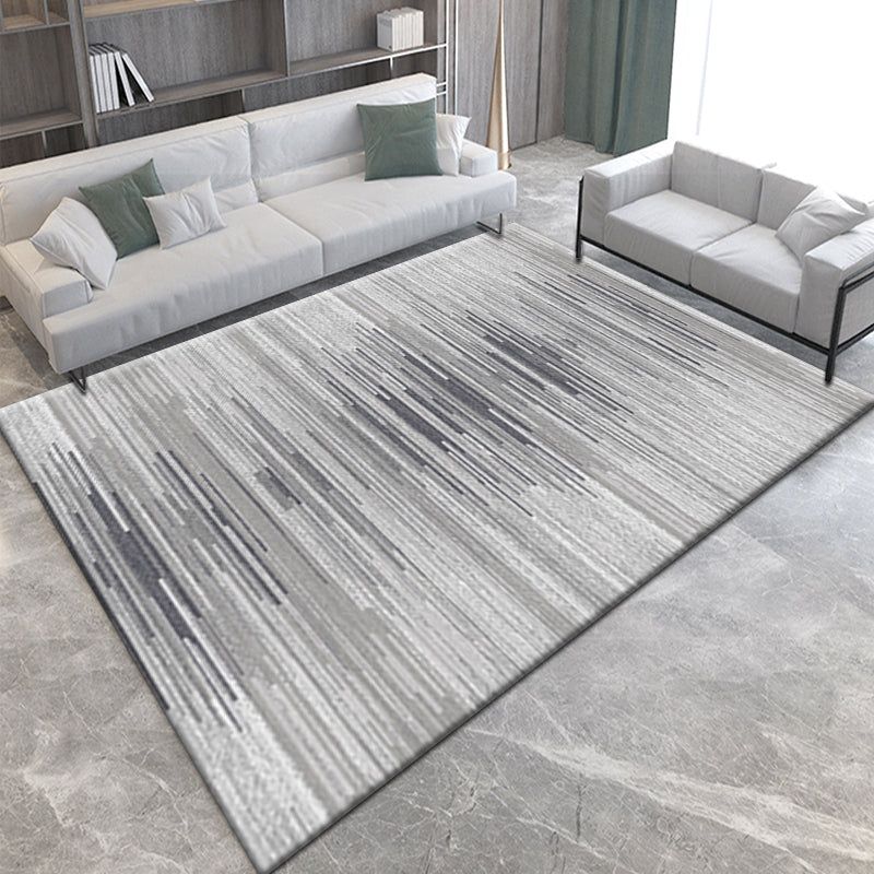 Gradient Grey Line Modern Striped Simple Geometric Rugs for Living Room Dining Room Bedroom Hall Office - Image 5