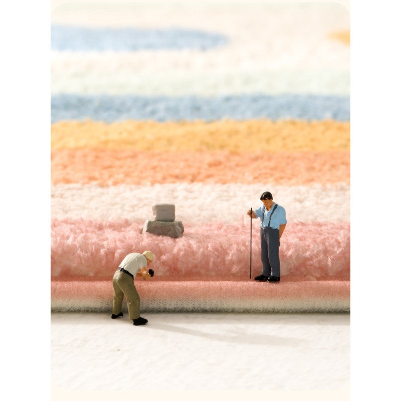 Cute Cartoon Animals Patterned Plush Soft Girls Boys Bedroom Kids Room Bedside Carpet Rugs Runners 01 - Image 3