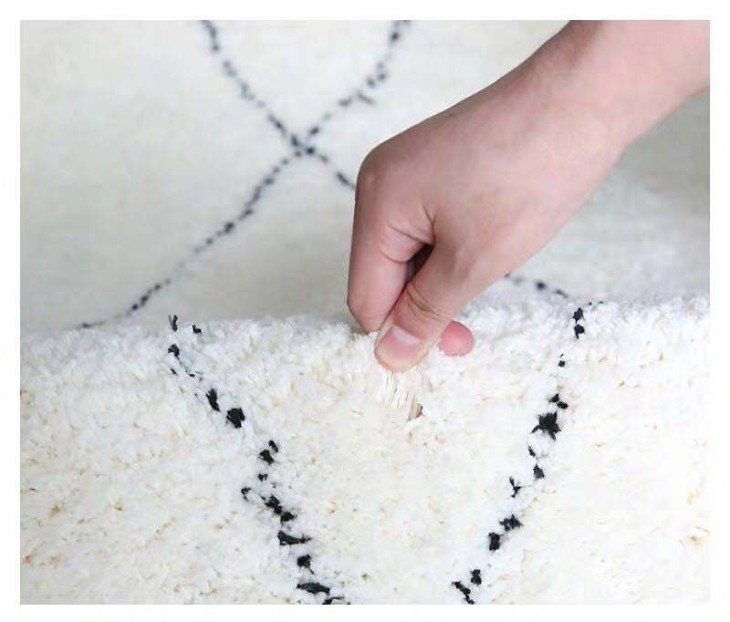 Medium Gray Plain Quality Soft Cotton Rug Carpet For Living Room Bedroom Kids Room Hall Area - Image 3