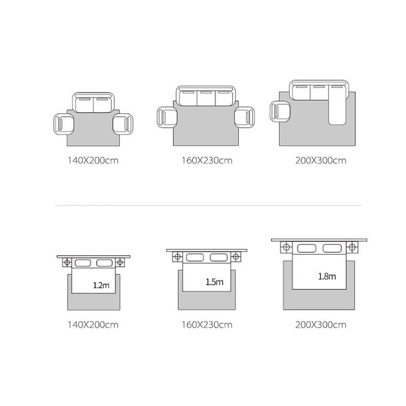 Black Grey Irregular Graphics Pattern Modern Simple Contemporary Geometric Rugs For Living Room Dining Room Bedroom - Image 3