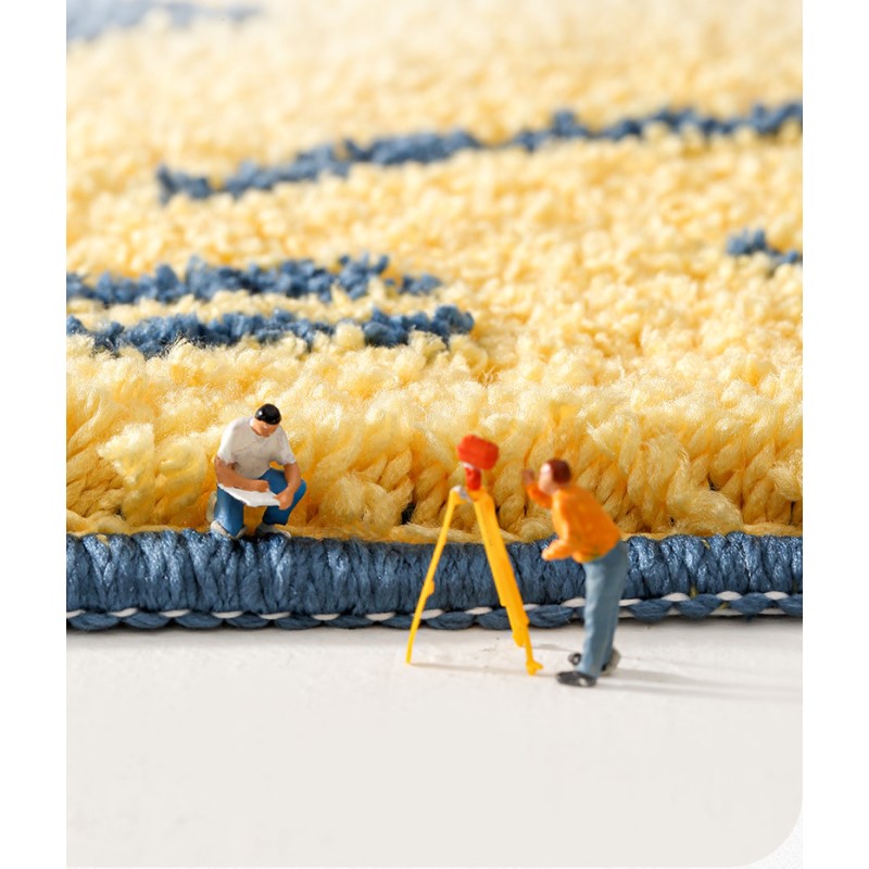 Yellow Cat Patterned Entryway Doormat Rugs Kitchen Bathroom Anti-slip Mats - Image 4