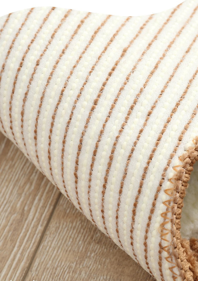 Brown Feet Shape Girl's Bedroom Kids Room Bedside Floor Mat Bathroom Entryway Anti-slip Doormat Rugs - Image 7