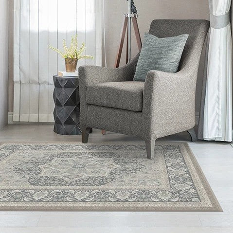 Traditional Classic Style Light Grey Rug Runners for Living Room Bedroom Hall Office - Image 8