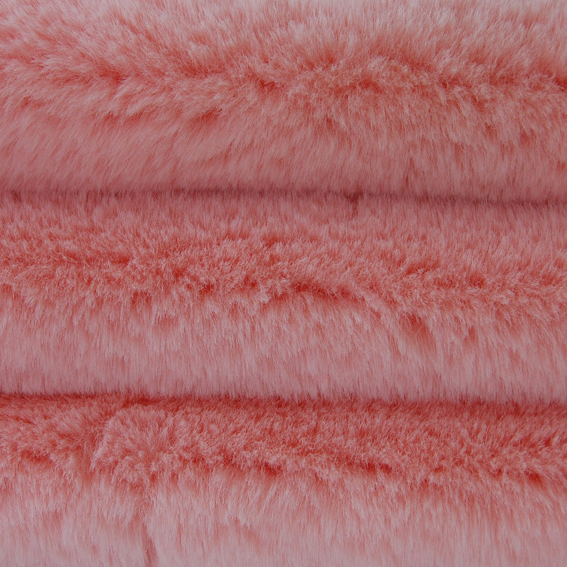 Creamy-white Oval Faux Rabbit Fur Plush Soft Shaggy Rugs For Living Room Nursery Bedroom Bedside Rugs Floor Mats - Image 6