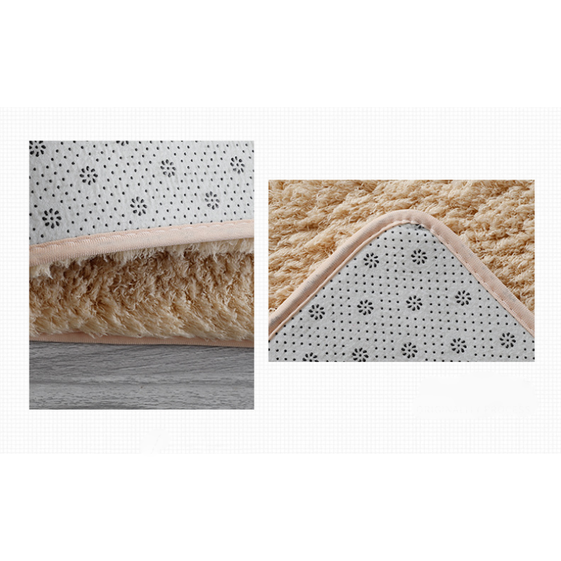 Blue Grey Simple Modern Comfy Lambswool Comfy Plush Rugs For Living Room Bedroom Bedside Carpet - Image 6