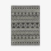 Modern Black Geometric Rugs for Living Room Bedroom Hall Office Machine Washable
