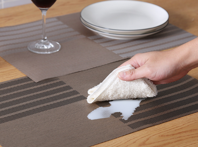 Vintage PVC Absorbent Foldable Washable Placemats For Kitchen, Coffee Machine, Bar - Image 6