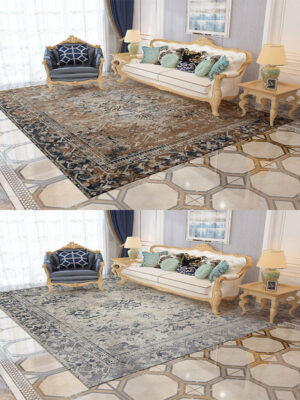 Traditional Patterned Retro Carpets for the Lobby Living Room and Office