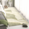 Green Living Room Shaggy Rug Light Luxury Lambswool Bedroom Sofa Coffee Table Rug Floating Window Mat 02