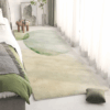 Green Living Room Shaggy Rug Light Luxury Lambswool Bedroom Sofa Coffee Table Rug Floating Window Mat 07