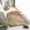 Green Living Room Shaggy Rug Light Luxury Lambswool Bedroom Sofa Coffee Table Rug Floating Window Mat 11