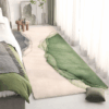 Green Living Room Shaggy Rug Light Luxury Lambswool Bedroom Sofa Coffee Table Rug Floating Window Mat 12