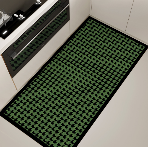 Scrubbable Kitchen Floor Mats Waterproof, Grease-proof and Non-slip PVC Foot Mats For Dirt-resistant Carpets 03