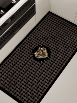 Scrubbable Kitchen Floor Mats Waterproof, Grease-proof and Non-slip PVC Foot Mats For Dirt-resistant Carpets 07