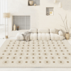 Cream-style Sofa Coffee Table Bedroom Floor Mats Thickened Water Absorbent Faux Cashmere Rug 02