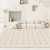 Cream-style Sofa Coffee Table Bedroom Floor Mats Thickened Water Absorbent Faux Cashmere Rug 03