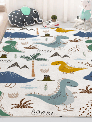 Cartoon Dinosaur Children's Carpet Living Room Home Room Carpet Bedroom Crawl Mats