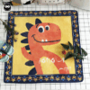 Cute Cartoon Dinosaur Children's Indoor Bedside Blanket Living Room Bedroom Study Crawl Mat Carpet Foot Mats